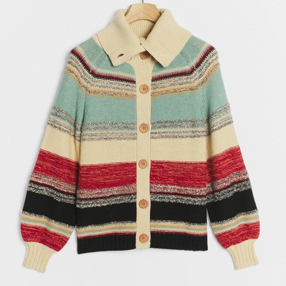 HTF Anthropologie Ann-Frid Knit Cardigan - Picture 3 of 8